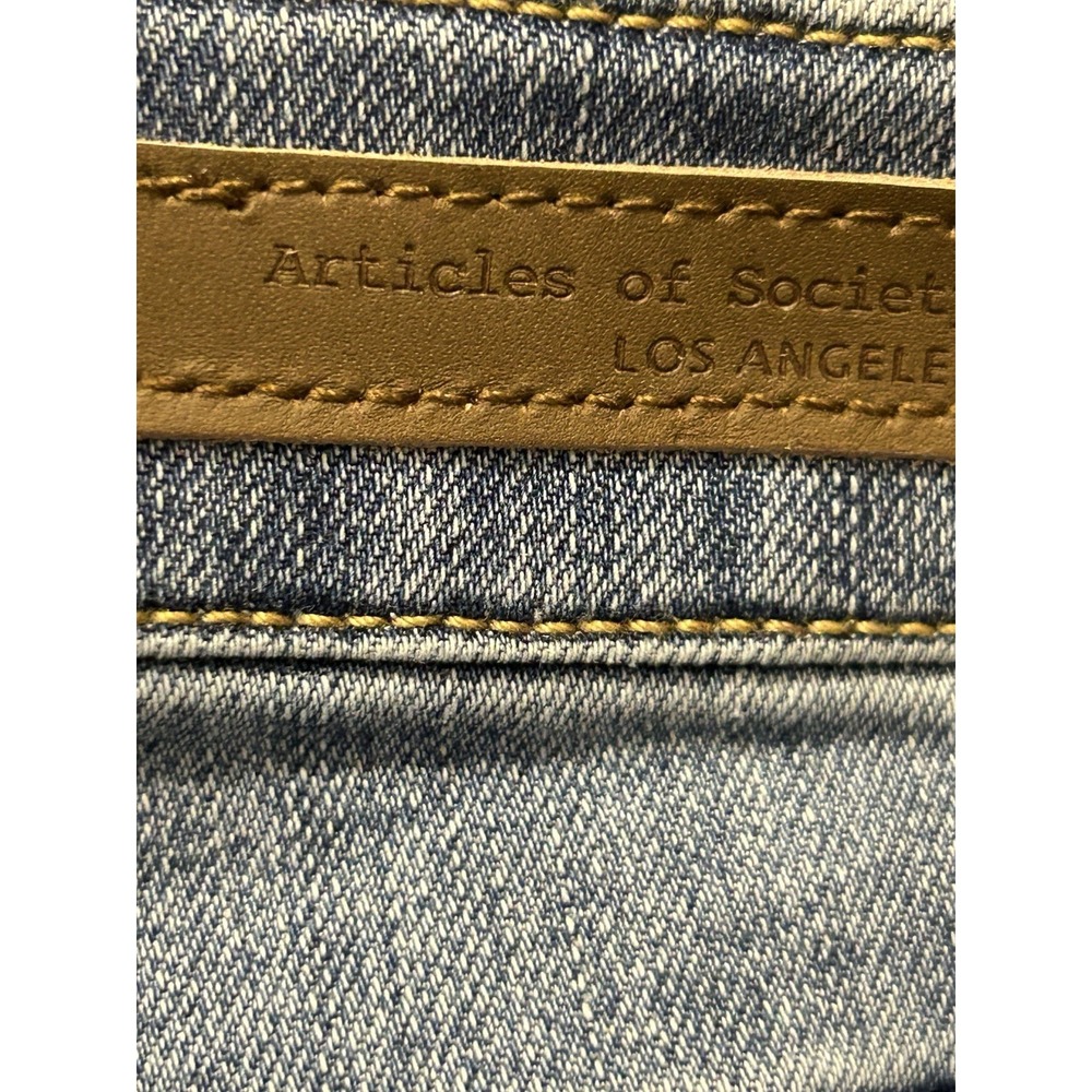 Articles Of Society Faith Flare Jeans, Women Size 29 Light Wash Boot Cut Y2K - Picture 10 of 15